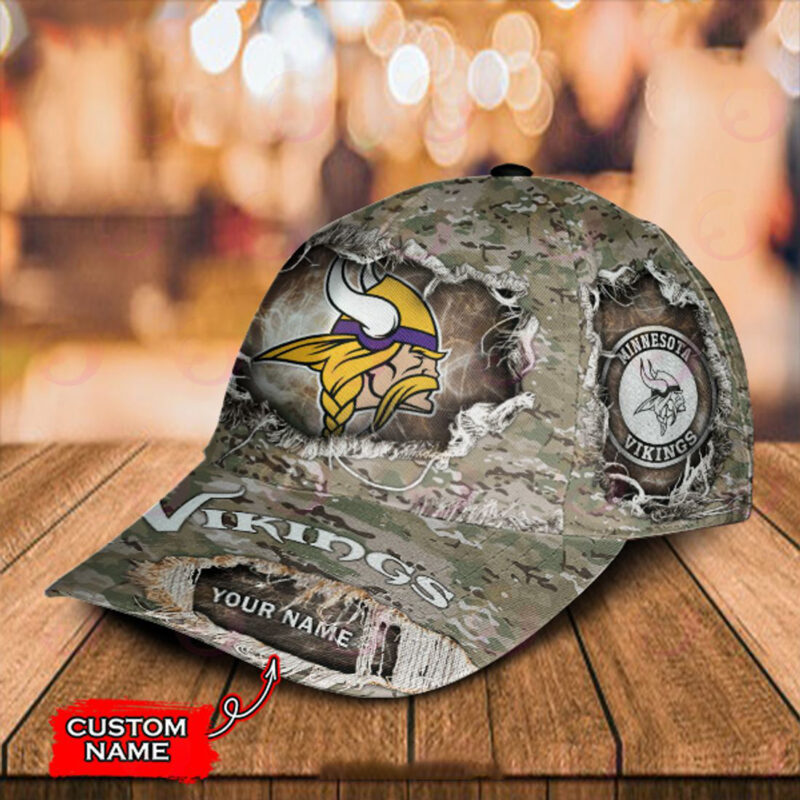 Minnesota Vikings-Personalized NFL Classic Cap