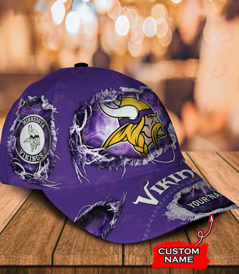 Minnesota Vikings-Personalized NFL Classic Cap-V2