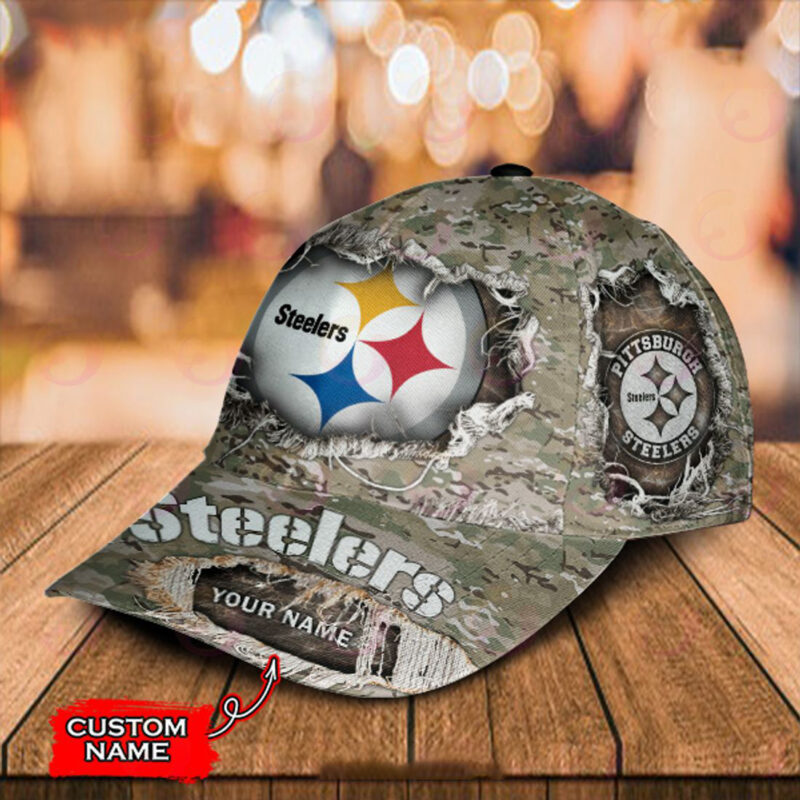 Pittsburgh Steelers-Personalized NFL Classic Cap