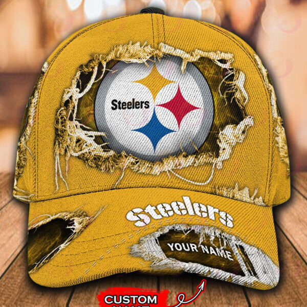 Pittsburgh Steelers-Personalized NFL Classic Cap-V2