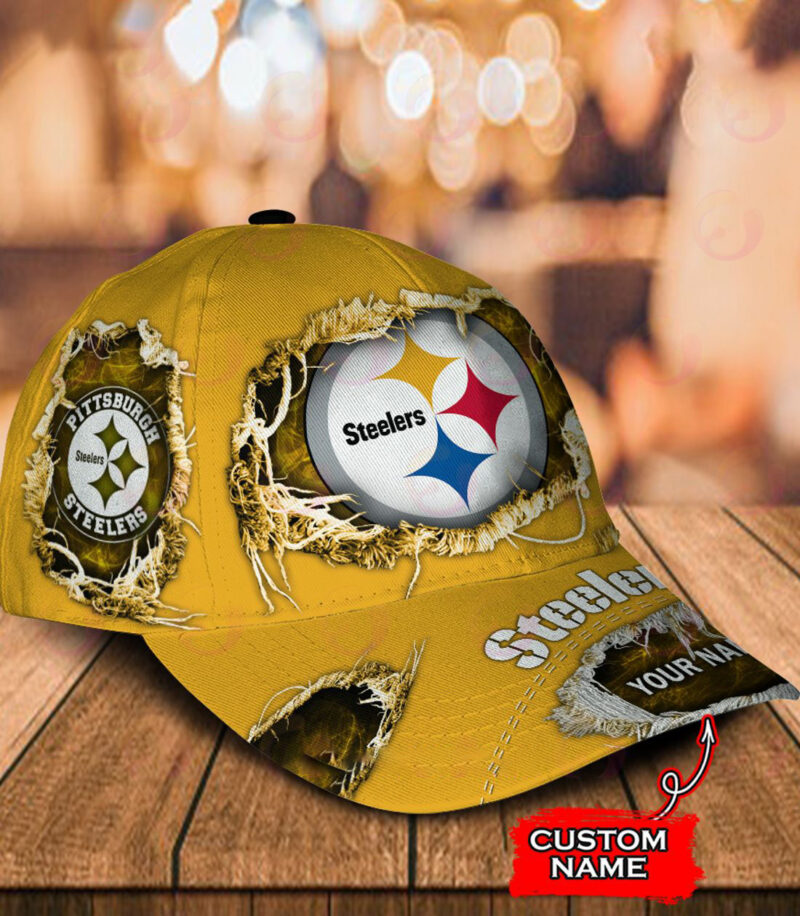 Pittsburgh Steelers-Personalized NFL Classic Cap-V2