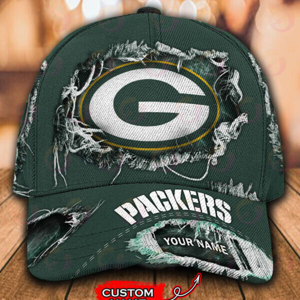 Green Bay Packers-Personalized NFL Classic Cap-V2