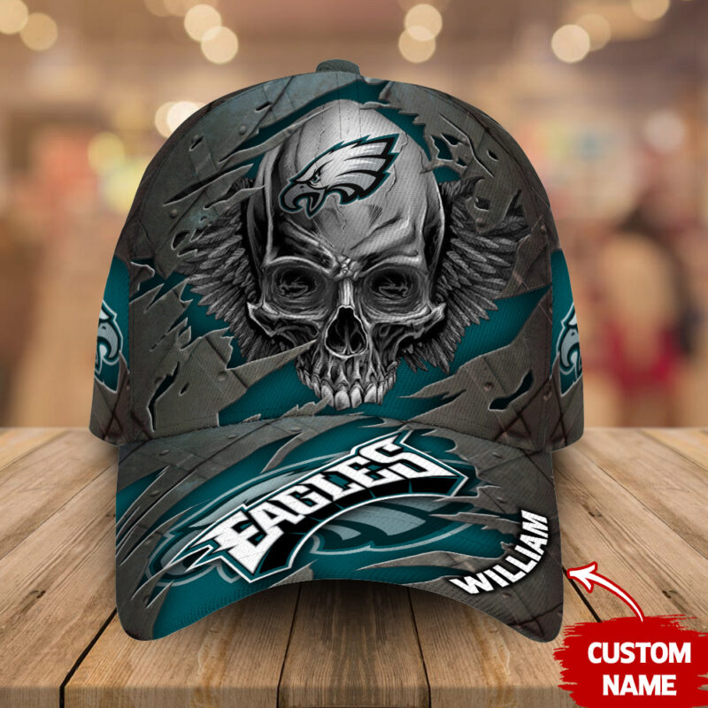 Philadelphia Eagles-Personalized NFL Skull Cap V2-SPCAPA0109026