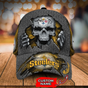 Pittsburgh Steelers- Personalized NFL Skull Cap-SPCAP0109026