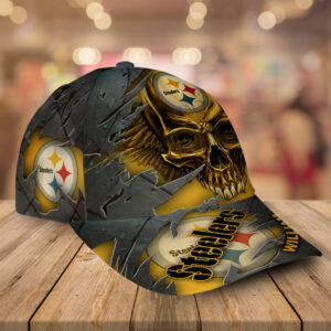 Pittsburgh Steelers-Personalized NFL Skull Cap V2-SPCAPA0109027