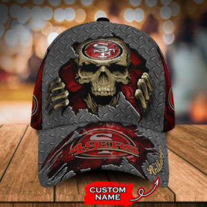 San Francisco 49ers- Personalized NFL Skull Cap-SPCAP0109027