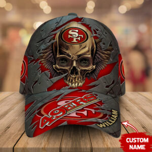 San Francisco 49ers-Personalized NFL Skull Cap V2-SPCAPA0109028