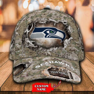 Seattle Seahawks-Personalized NFL Classic Cap