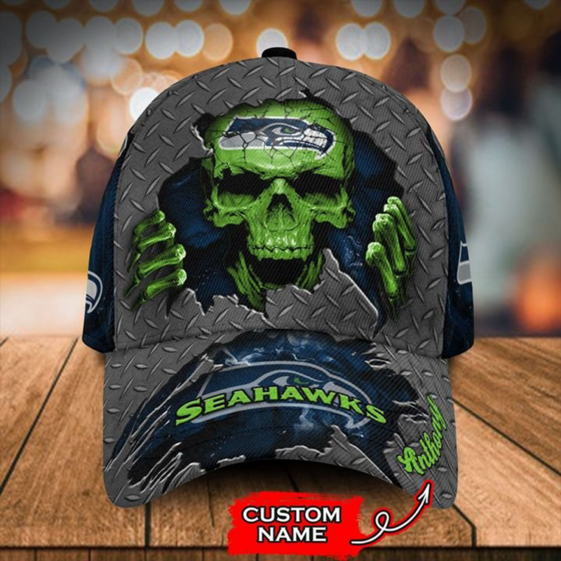 Seattle seahawks- Personalized NFL Skull Cap-SPCAP0109028