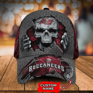 Tampa Bay Buccaneers- Personalized NFL Skull Cap-SPCAP0109029