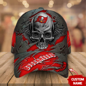 Tampa Bay Buccaneers-Personalized NFL Skull Cap V2-SPCAPA0109030