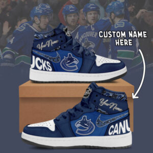 Vancouver Canucks – Air Jordan 1 Shoes