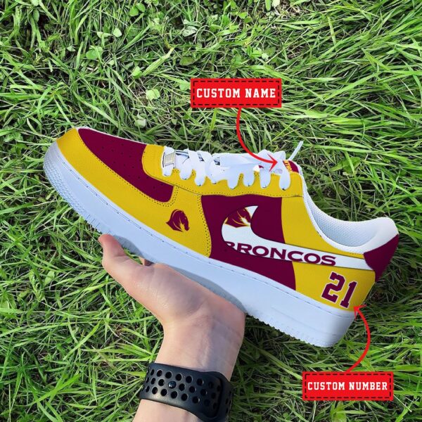 Brisbane Broncos - Personalized Air Force Shoes