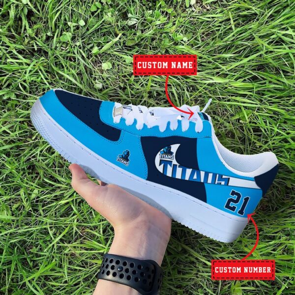 Gold Coast Titans Personalized Low Top Sneakers