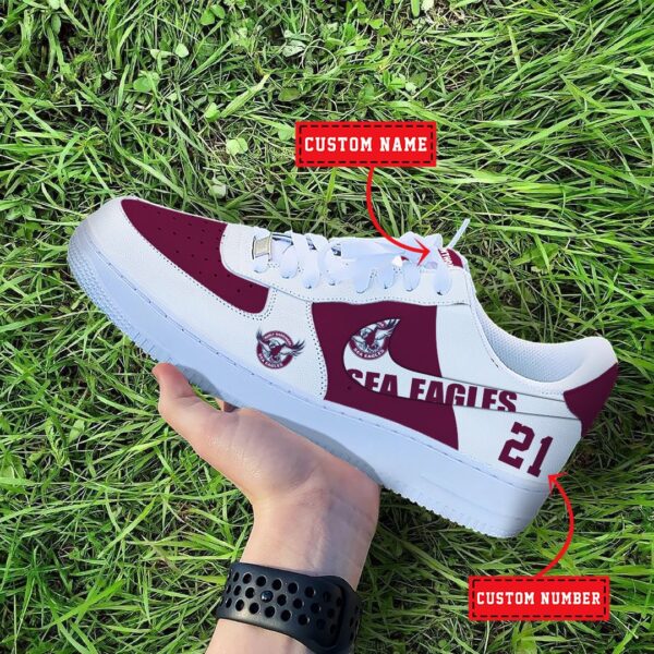 Manly Warringah Sea Eagles Personalized Low Top Sneakers