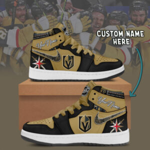 Vegas Golden Knights Air Jordan 1 Shoes