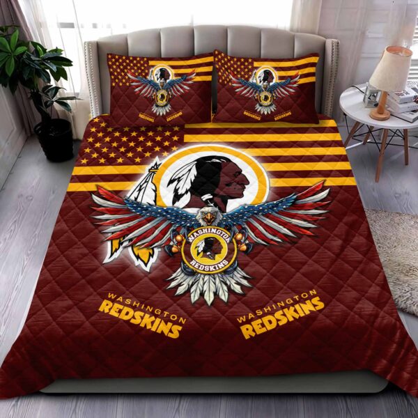 Washington Redskins NFL Quilt Bedding Set M02